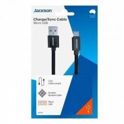 Jackson 1.5m Braided USB-A to Micro USB Cable