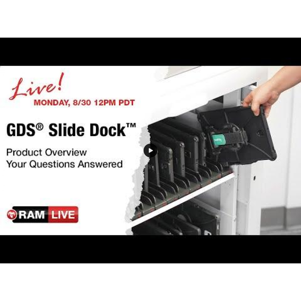 RAM GDS Slide Dock for IntelliSkin Products - Drill Down Attachment