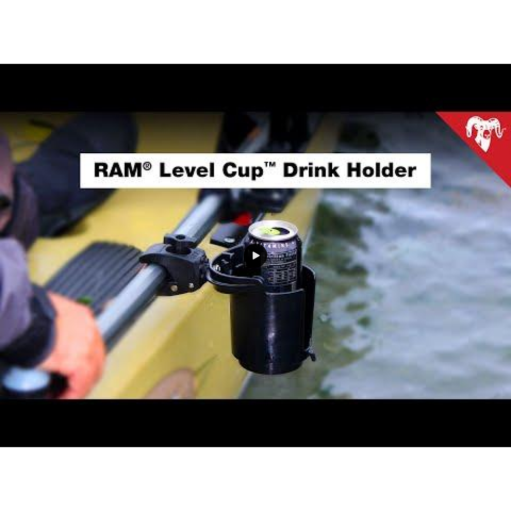 RAM Drink Holder - Self-Leveling with 1" Ball & Cozy