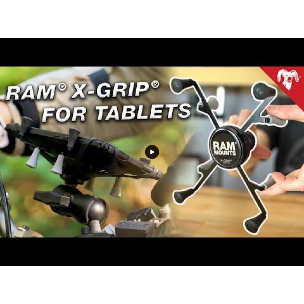 RAM X-Grip Universal Cradle for 7"- 8" Tablets with Tough-Claw Handlebar Base