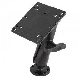 RAM Square VESA Base Plate - 121mm square - C Size with Arm and Round Base
