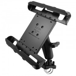 RAM Tab-Tite Cradle - 10" Tablets with Double U-Bolt Rail Mount (C Series)