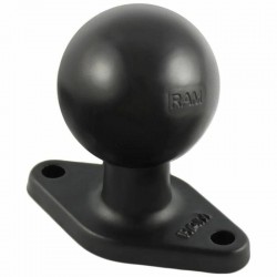 RAM Double Ball Mount with 2 Diamond Base Plates - C Series (1.5" Ball) - Long