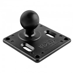 RAM Square VESA Base Plate - 75mm Hole Pattern - with Triple Suction Cup Base