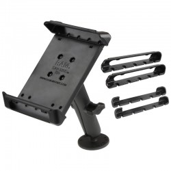 RAM Tab-Tite Cradle - 7" Small Tablets with Drill Down Base - Long Arm