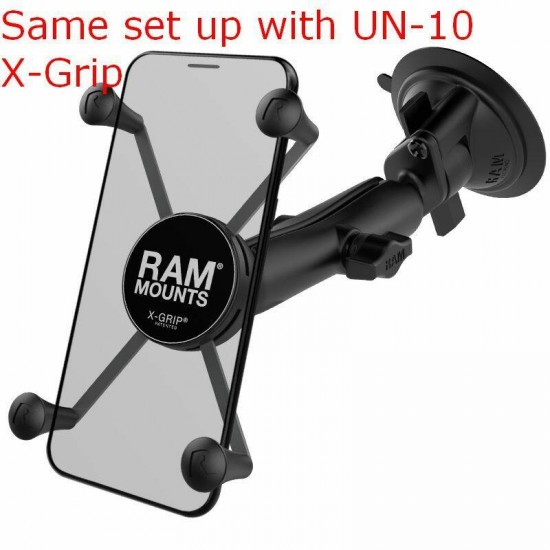RAM X-Grip Universal SmartPhone Cradle - Suction Cup Base & Long Arm