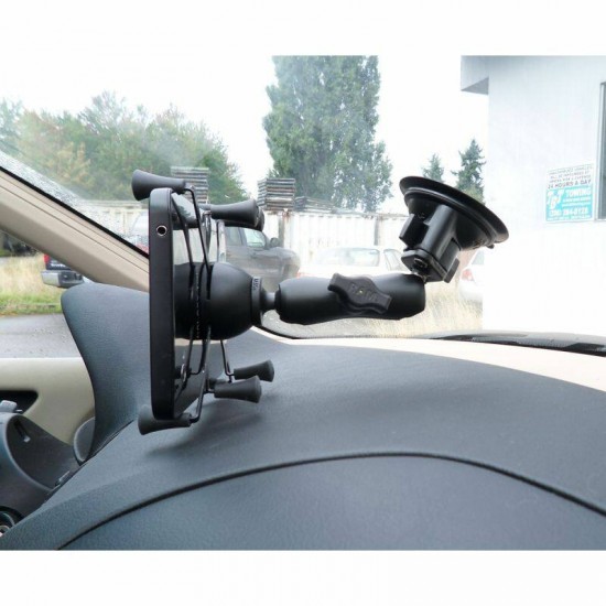 RAM X-Grip Universal Cradle for 7"- 8" Tablets with Twist Lock Suction Mount