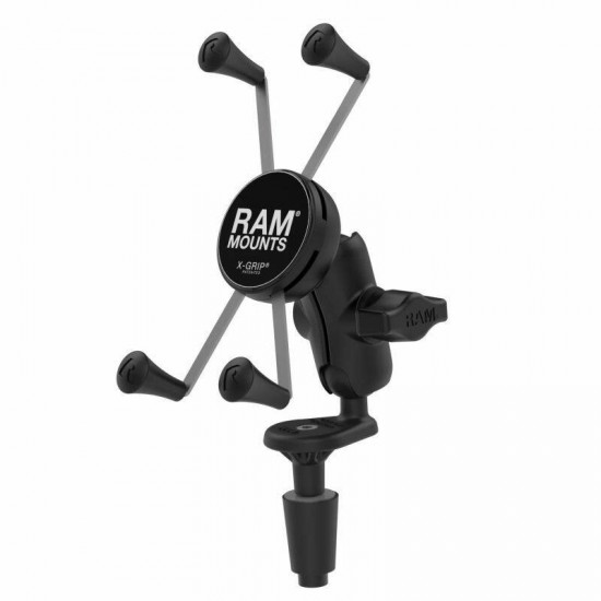 RAM X-Grip Universal Phablet Cradle with Fork Stem Motorcycle Mount