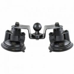 RAM Suction Cup Base - Dual Cup - Articulating - with 1" Ball Base