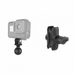 RAM Action Camera / GoPro Mount with Short Double Socket Arm