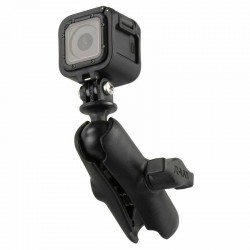 RAM Action Camera / GoPro Mount with Medium Double Socket Arm
