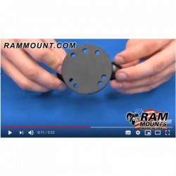 RAM Adaptor - Double Ball with Round Plate (B Series)