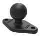 RAM Double Ball Mount with Round & Diamond Bases - B Series - Long Arm