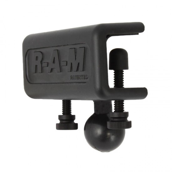 RAM Camera Mount (1/4"-20) with Glareshield Clamp and Double Socket Arm