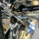 RAM Motorcycle Brake/Clutch Clamp / U-Bolt Mount with Diamond Base - Chrome