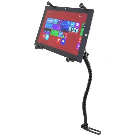 RAM X-Grip Universal Cradle for 12" Tablets with RAM Pod No-Drill Vehicle Base