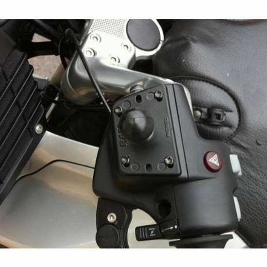 RAM Motorcycle Brake/Clutch Reservoir Cover Base - B Series - Centered