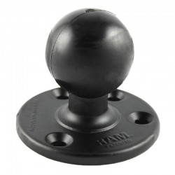 RAM Double Ball Mount with 2 Round Base Plates - D Series (2.25" Ball) - Medium