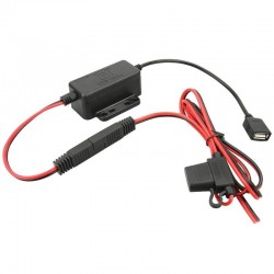 RAM GDS Modular 30-64V Hardwire Charger with Female USB Type A Connector