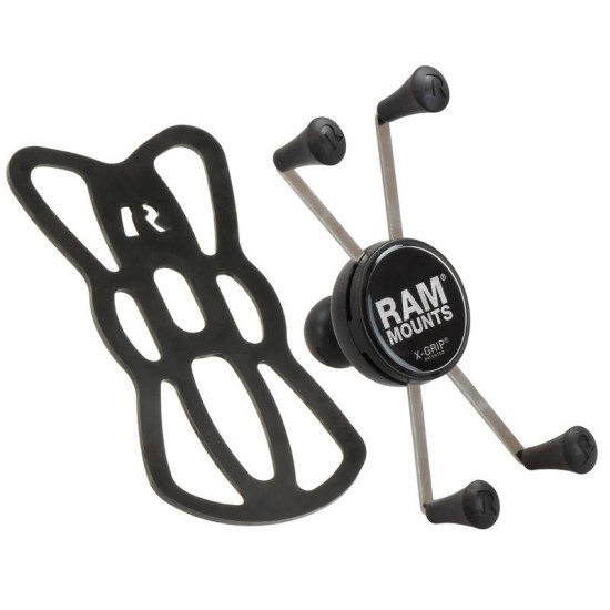 RAM X-Grip Universal Phablet Cradle with Brake/Clutch Clamp / U-Bolt - Short Arm