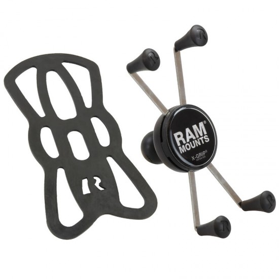 RAM X-Grip Universal Phablet Cradle with Torque Base (Medium Bars) & Med Arm