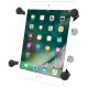 RAM X-Grip Universal Cradle for 7"- 8" Tablets with Torque Base (Large Bars)