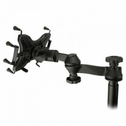 RAM X-Grip Universal Cradle for 12" Tablets with No-Drill Vehicle Base
