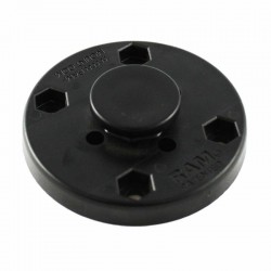 RAM Adaptor - Octagonal Button with Round Plate