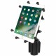 RAM X-Grip Universal Cradle for 10" Tablets with RAM-A-CAN Cup Holder base