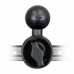 RAM Marine Kayak side-track mounting system with 1.5" ball