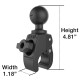 RAM Tough-Claw Adjustable Mount - Small - C Series (1.5" Ball)
