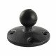 RAM Double Ball Mount with Round & Diamond Bases - B Series - Composite