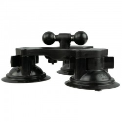 RAM Suction Cup Base - Triple with Double Ball Base Adaptor (B-Series)