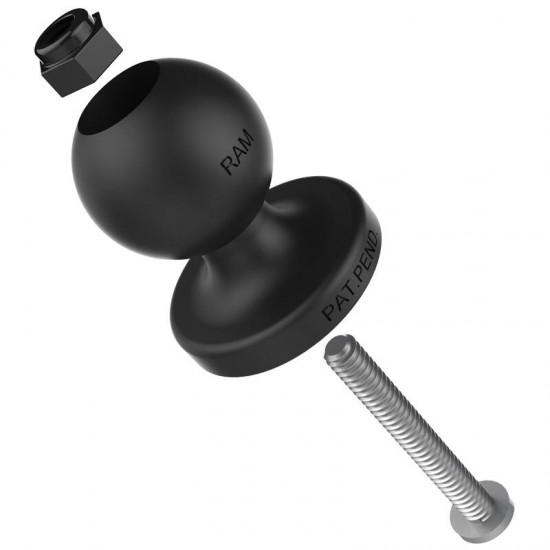 RAM Torque Base Ball - B Series 1" - Add-On Pin-Lock Ball for 1.5" – 2" Torque