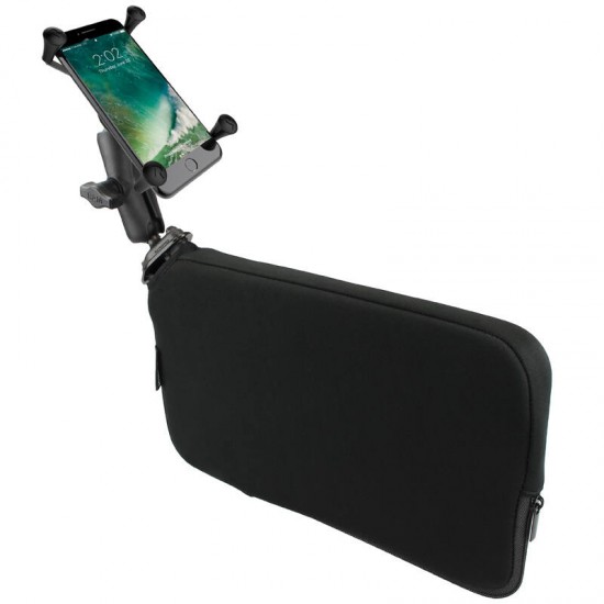 RAM X-Grip Universal Phablet Cradle with Tough-Wedge Vehicle Mount