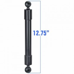 RAM Pipe Extension with Ball Ends - 14"  / 356mm - PVC